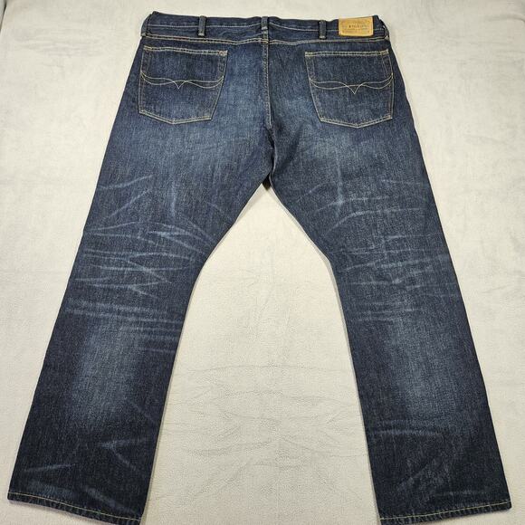 Polo Ralph Lauren Jeans Mens 40x30 Varick Slim Straight Dark Wash Denim Blue - Picture 7 of 14